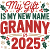 Granny in 2025 Gift Name Tee