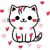 Heart Heart Cat