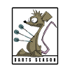 Funny DARTS SEASON Comic Motif