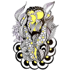 Yellow Botanical Abstraction