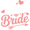 Team Bride Bridal Shower Heart Diamond