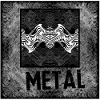 Metal Waves Ornament