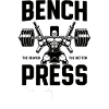 Bench Press Barbell Emblem