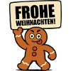 Gingerbread Man Merry Christmas