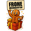 Gingerbread Man Merry Christmas