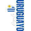 Uruguayan pride, vertical design