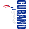 Cuban pride, vertical design
