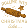 Weihnachten Weihnachtsbäckerei Teigroller und Keks