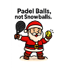 Padel Santa: Balls instead of snow