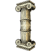 Antique column column illustration