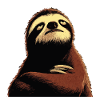 Zen Sloth Serenity Motif