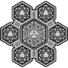 Sacred Geometry Mandala Pattern Yoga Meditation