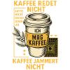Coffee Doesn't Talk Retro Design
