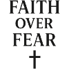 Faith over Fear Cross