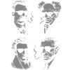 Existentialism Philosophy Portraits