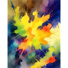 Farbexplosion Abstrakt Spritzer
