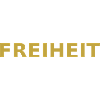 Freiheit Goldgrafik Bold Typo