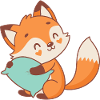 Renard Câlin Pastel