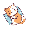 Cozy Kitten Resting