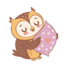 Owl Sweet Embrace Heart