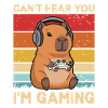 Gaming Capybara Gamer Gamer Jeux vidéo