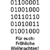 Binary Code Christmas Magic