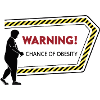 Warning: Obesity Caution Graphic