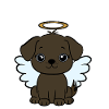 Dog with wings