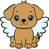 Dog with wings