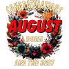 CONGRATULATIONS AUGUST