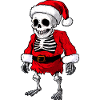 Skeletons Christmas / Santa Claus Skeleton