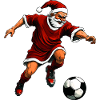 Weihnachten Fussballer