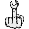 Middle Finger Stinky Finger Wrench