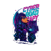 Cyber Road Capy – Futuristic Capybara Rider