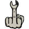 Middle Finger Stinger Finger Wrench
