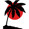 Palm Tree Sunset – Tropical Silhouette
