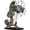 Platypus with Boombox