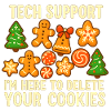 Support technique Cookie Noël Mème