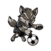 Wolfsoccer Animated Wolf