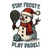 Frosty Snowman Padel Fun