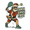 Père Noël Padel Imprimer Humour