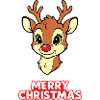 Baby Reindeer Christmas Merry Christmas