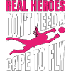 Flying Soccer Goalkeeper Goalkeeper Superheroine