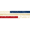 France - Avignon - France - Flag - Stripes