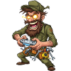 Adventure Gamer with Tools Craftsman