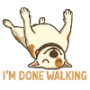 Done Walking Pup Cartoon