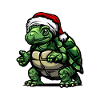 Noël tortue
