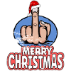 Merry Christmas Middle Finger Stinger Finger