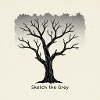 City Tree Linocut "Sketch the Grey"