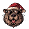 Beaver Christmas Funny